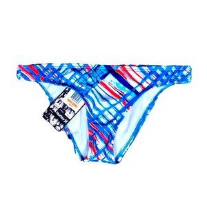 💖💖NWT HURLEY STRIPED BIKINI BOTTOMS (S)